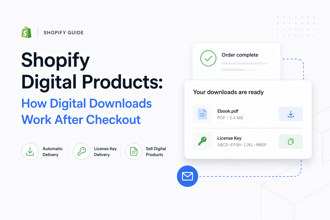 Shopify Digital Products: How Digital Downloads Work After Checkout