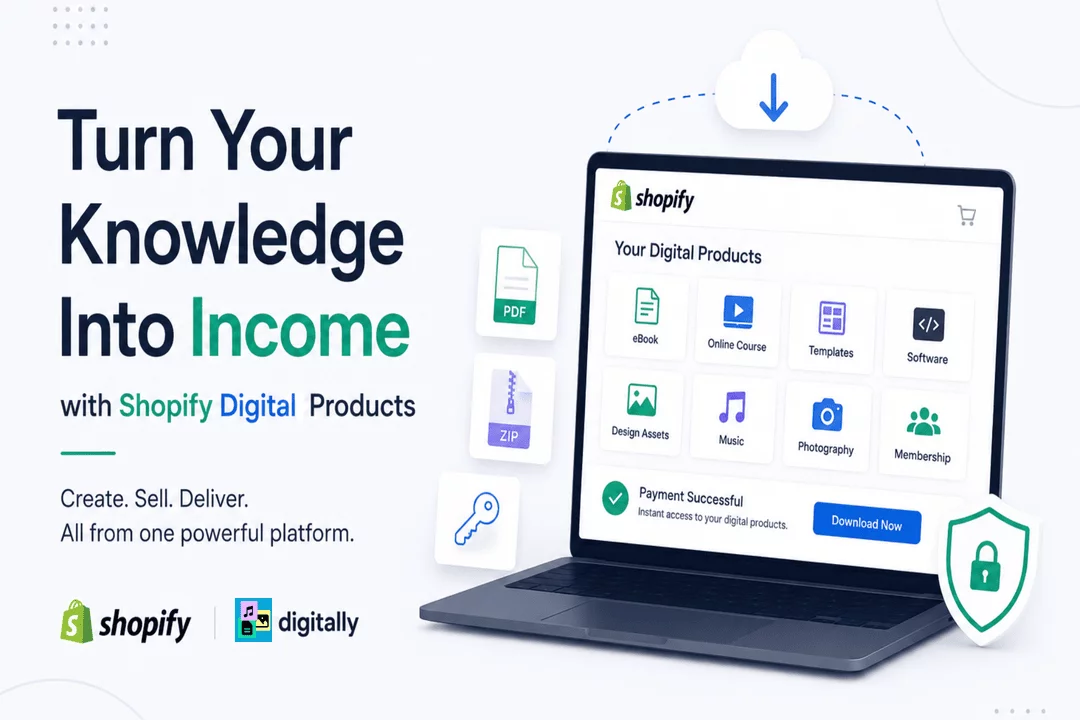 Turn Your Knowledge Into Income with Shopify Digital Products