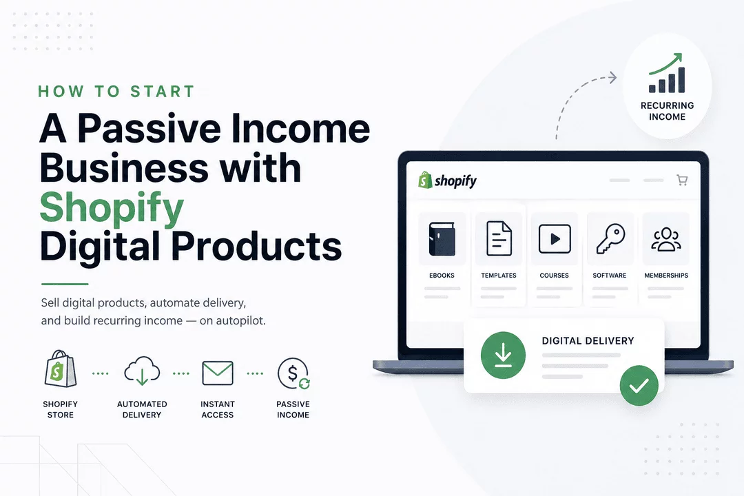 How to Start a Passive Income Business with Shopify Digital Products
