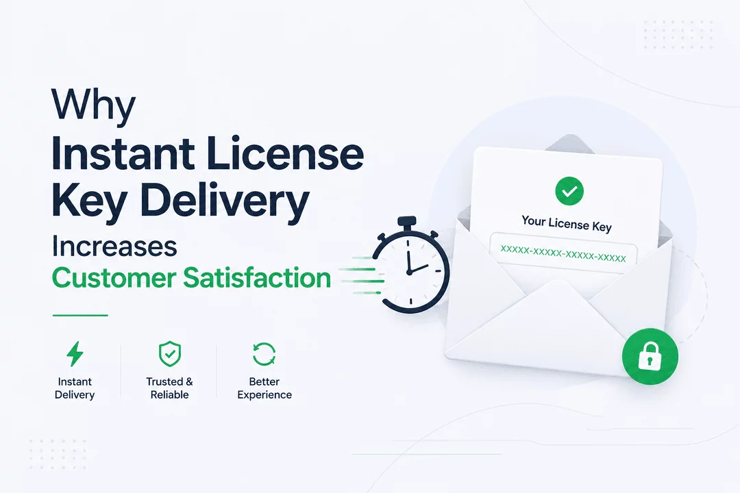 Why Instant License Key Delivery Increases Customer Satisfaction