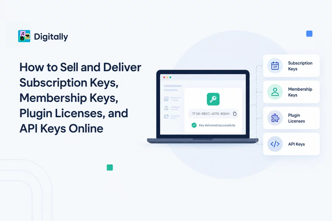 How to Sell and Deliver Subscription Keys, Membership Keys, Plugin Licenses, and API Keys Online