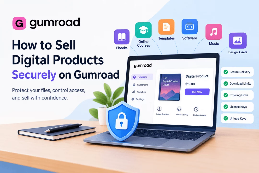 How to Sell Digital Products Securely on Gumroad
