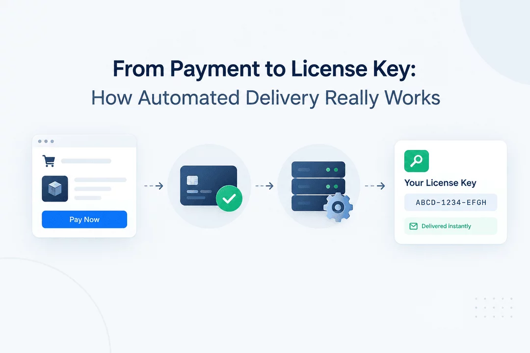 From Payment to License Key: How Automated Delivery Really Works