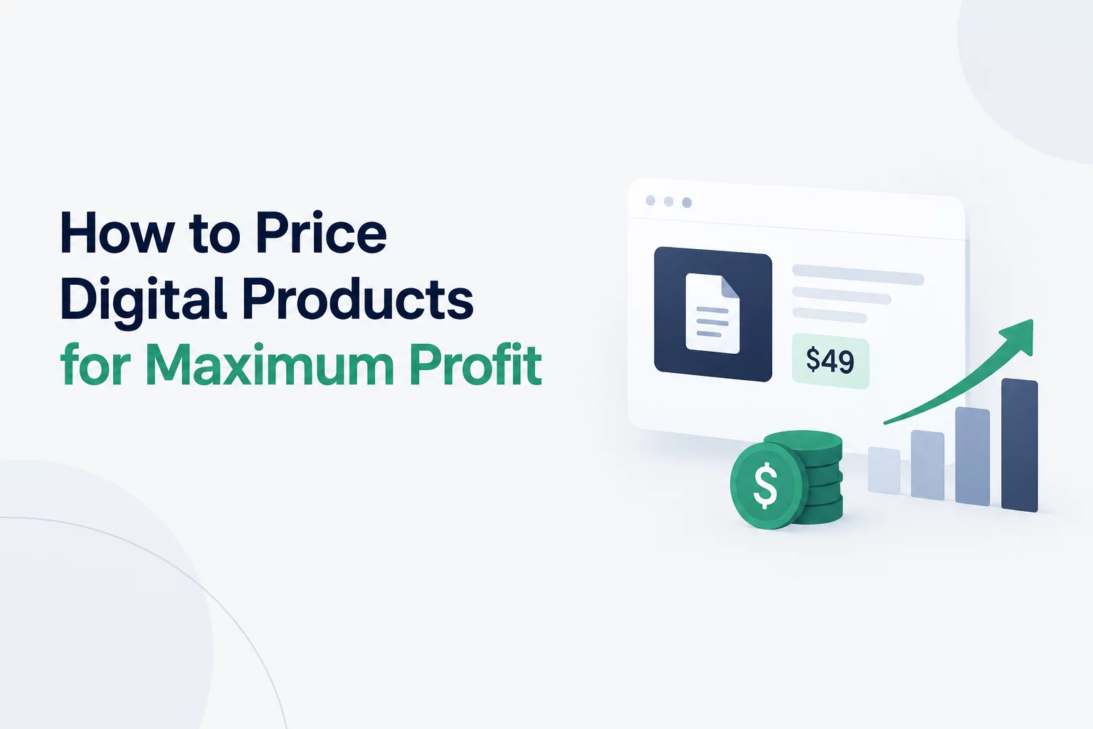 How to Price Digital Products for Maximum Profit